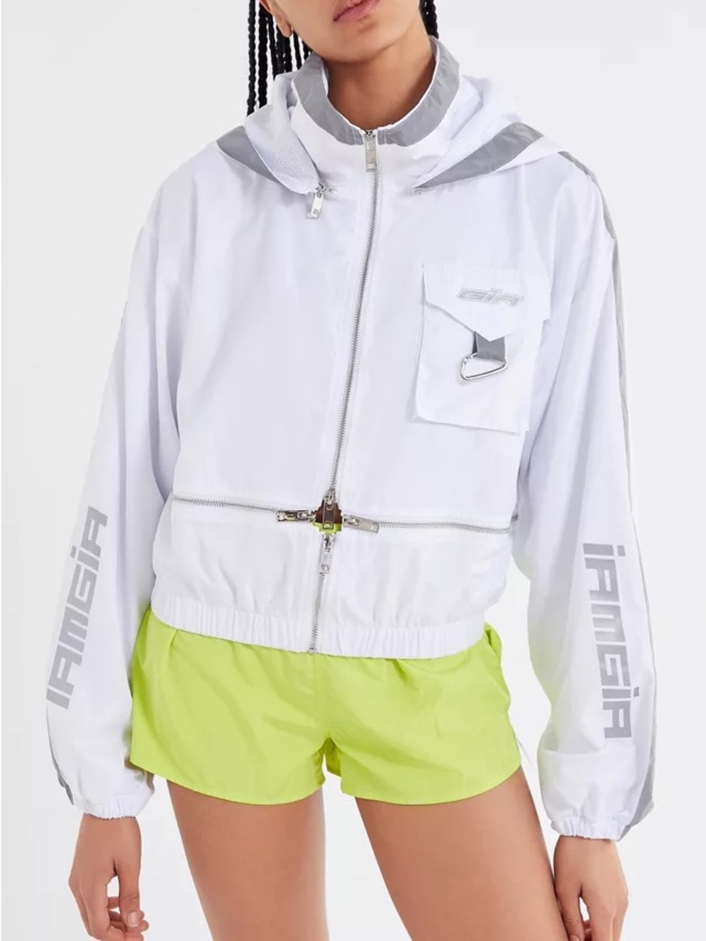I.AM.GIA Halo Reflective Zip-Front Jacket